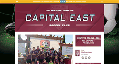 Desktop Screenshot of capitaleastsoccer.com